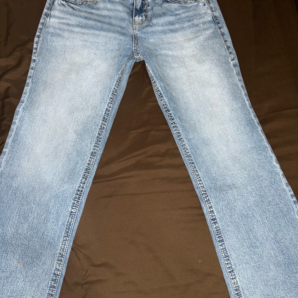 Buckle Black No. 48 Fit No 9 Men's Light Blue Boot Cut Jeans